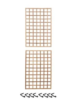 Bamboo Wall Trellis, 45" X 30", Set Of Two 8 Bamboo Wall Trellis, 45" X 30", Set Of Two -Garden Care Store 8613149 0041