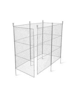 Tall Chicken Wire Critter Fence With Gate -Garden Care Store 8613260 6052