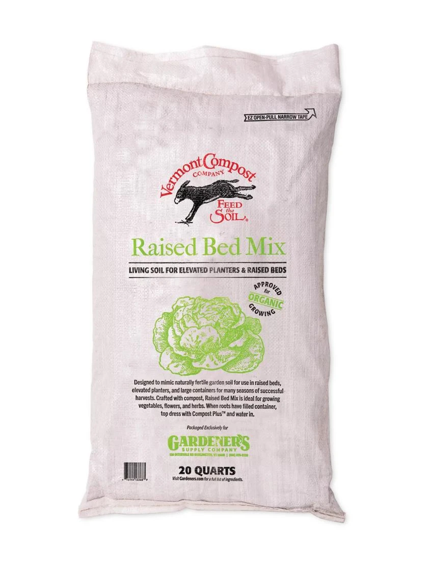 Organic Raised Bed Potting Mix, 20 Quart 3 Organic Raised Bed Potting Mix, 20 Quart