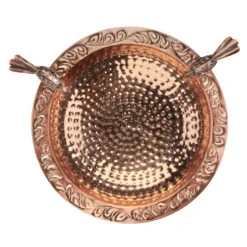 Pure Copper Bird Bath With Two Copper Birds And Tree Multipronged Garden Pole 14 Pure Copper Bird Bath With Two Copper Birds And Tree Multipronged Garden Pole -Garden Care Store 8613379 06v