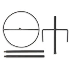 Pure Copper Bird Bath With Hand-Applied Fired Finish And Multipronged Garden Pole -Garden Care Store 8613380 03v