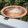 Pure Copper Bird Bath Deck Mount 2 Pure Copper Bird Bath Deck Mount -Garden Care Store 8613381 01v pure copper bird bath deck mount