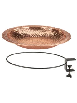 Pure Copper Bird Bath Deck Mount 13 Pure Copper Bird Bath Deck Mount -Garden Care Store 8613382 03v