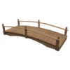 Acorn Garden Bridge Finished 4' X 10' -Garden Care Store 8613401 01v acorn garden bridge finished 4 foot x 10 foot