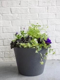 Self-Watering FiberStone Planters -Garden Care Store 8613676 8646 self watering fiber clay pot 17 inches