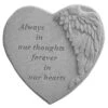 Always In Our Thoughts Memorial Stone -Garden Care Store 8614137 01V 3 4 always in our thoughts memorial stone