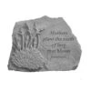 Mothers Plant The Seeds Of Love Memorial Stone -Garden Care Store 8614138 01V 3 4 mothers plant the seeds of love memorial stone