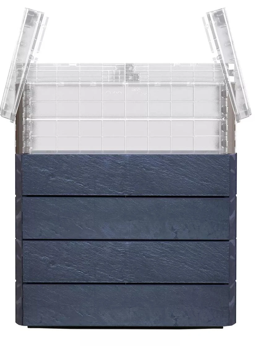 Modular Rectangular Raised Bed Kit With Translucent Panels & Lid 3 Modular Rectangular Raised Bed Kit With Translucent Panels & Lid