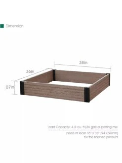 Essential Raised Garden Bed -Garden Care Store 8614253 03V 3 4