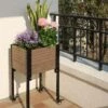 Mobile Elevated Corner Planter 1 Mobile Elevated Corner Planter -Garden Care Store 8614267 04V mobile elevated corner planter