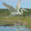 Verde Copper Heron Weathervane, Standard Size -Garden Care Store comp 8593536